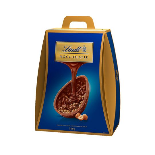 Ovo Lindt Nocciolate de chocolate ao leite com avelã 360g